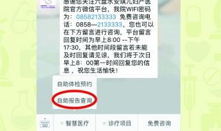 微信上怎么查检查报告
